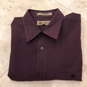 Lord and Taylor Burgundy Dress Shirt